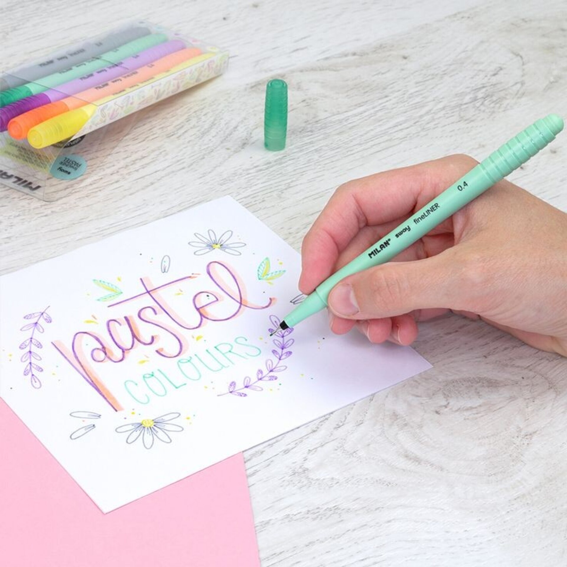 Pack 5 Fineliner 0.4 MILAN SWAY PASTEL - 3
