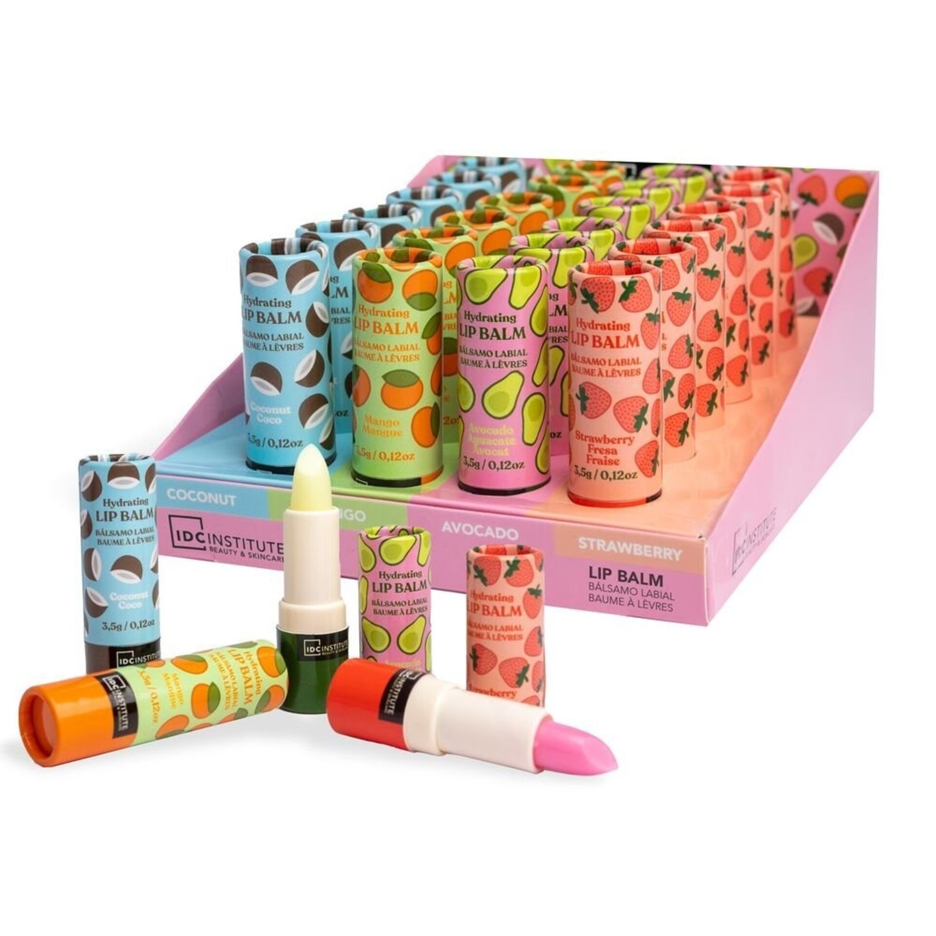 Balsamo labial nutritivo sabores IDC Institute 3,5g. - 1